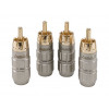 Aura RCA-P619 RCA коннекторы, 6 мм, вход, (1/4), упак. 4 шт