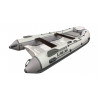 Лодка РИБ (RIB) RiverBoats RB 380 NEW, серо-белый, накладка на рундук,утка, корпус белый