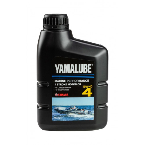 Масло 4-тактное минеральное Yamalube SAE 10W-40 API SJ/CF Marine, 1 л.