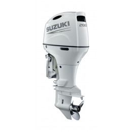 Мотор лодочный Suzuki DF200ATX, белый