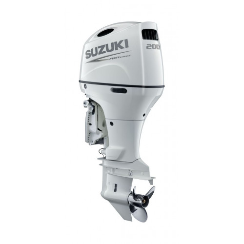 Мотор лодочный Suzuki DF200ATX, белый