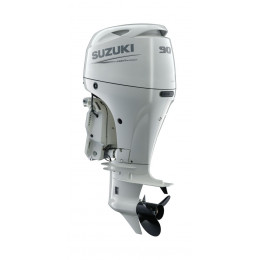 Мотор лодочный Suzuki DF90ATL, белый