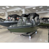 Моторная лодка, Неман 450 DCM PRO, зелёно-серая с Suzuki DF50ATL