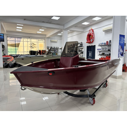 Моторная лодка, Xstream 420S, бордовый