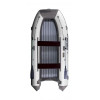 Надувная лодка ПВХ, RiverBoats RB 370 НДНД, серо-белый