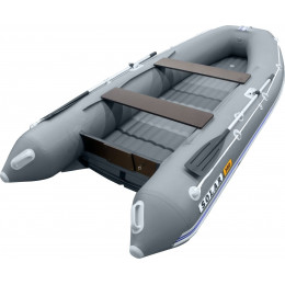 Надувная лодка ПВХ, SOLAR-350 К (Оптима), cерый