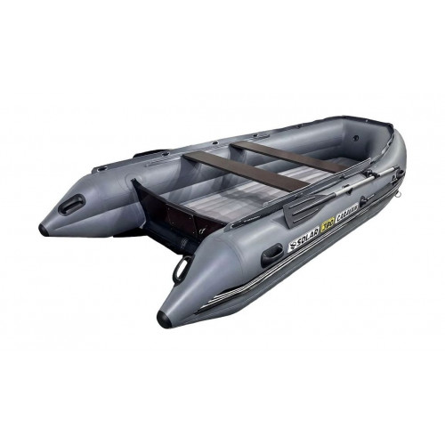 Надувная лодка ПВХ, SOLAR-380 К Caravan, красный