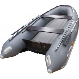 Надувная лодка ПВХ, SOLAR-380 К (Максима), серый