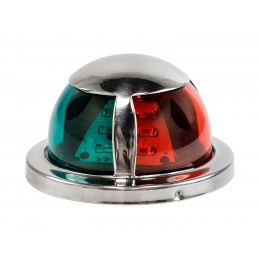 Огонь ходовой комбинированый (красный, зеленый), SS304, 12-24 В, LED