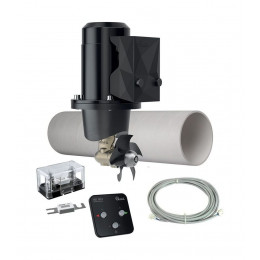 Подруливающее устройство Quick, D110mm, 25KGF, 12 В, (TCD2022 - TCDEX06 - TNL 750mm)