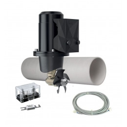 Подруливающее устройство Quick, D110mm, 25KGF, 12 В, (TCDEX12 - TNL 1000mm)
