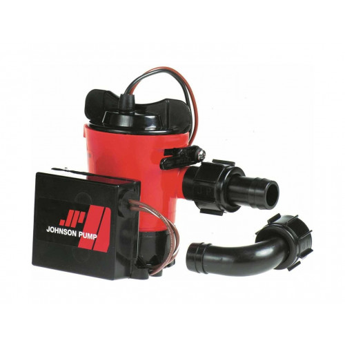 Помпа осушительная 1250GPH, автоматическая 12В, Johnson Aqua