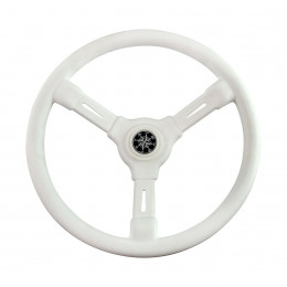 Рулевое колесо RIVERA белый обод и спицы д. 350 мм, уценённое
