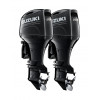 Спарка из 2 моторов Suzuki DF200APX, черные