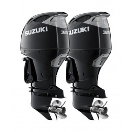 Спарка из 2 моторов Suzuki DF325ATXX, черные